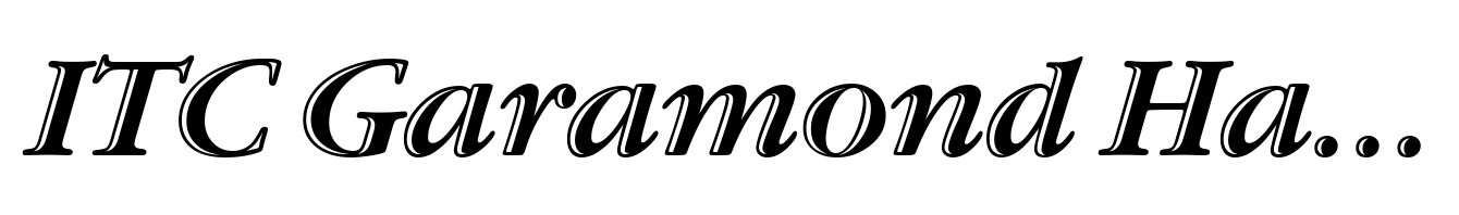 ITC Garamond Handtooled Bold Italic OsF